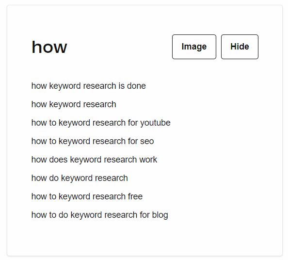 answer the public keyword research