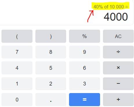 Calculator se percentage Kaise nikale hindi